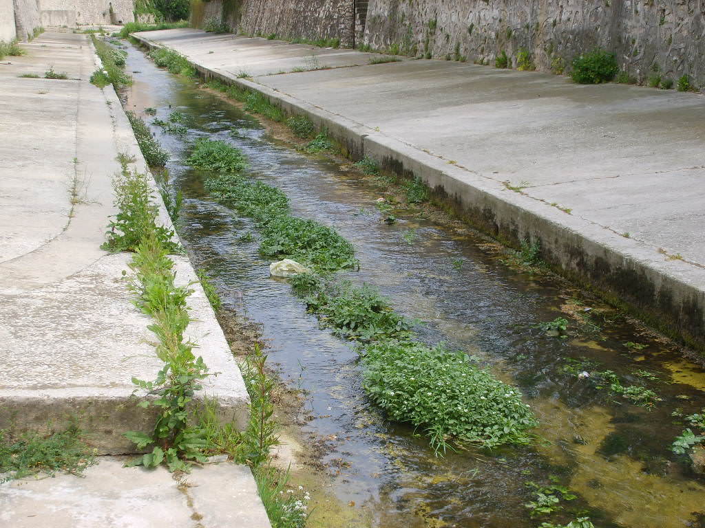 Huveaune Auriol 01 02 2008 Cuvelage SMBVH Parcours